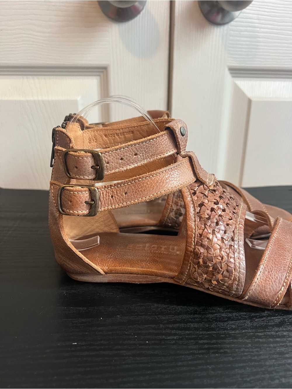 Bed Stu Leather Capriana Tan Sandals Size 8.5 - Picture 6 of 16